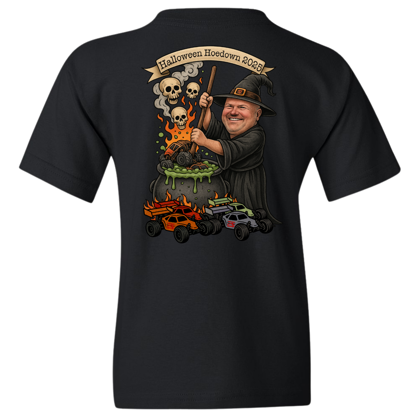 Oatesified Halloween Hoedown 2025 T-Shirt-Black (Kids)
