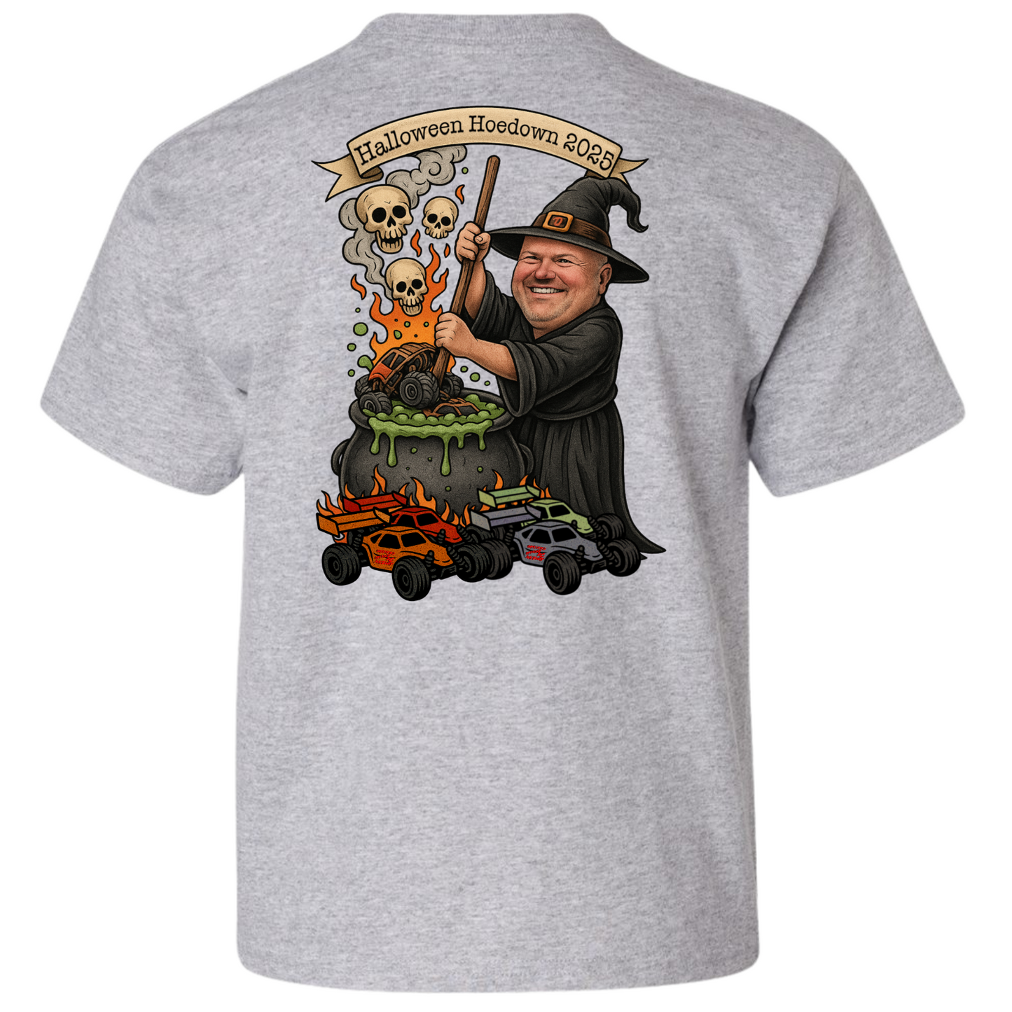 Oatesified Halloween Hoedown 2025 T-Shirt-Sport Grey (Kids)