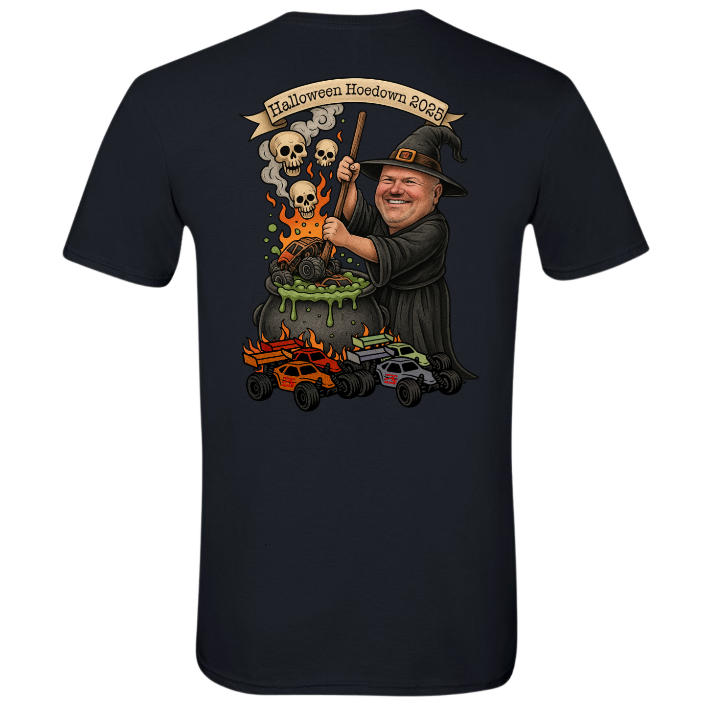 Oatesified Halloween Hoedown 2025 T-Shirt-Black (Adult)
