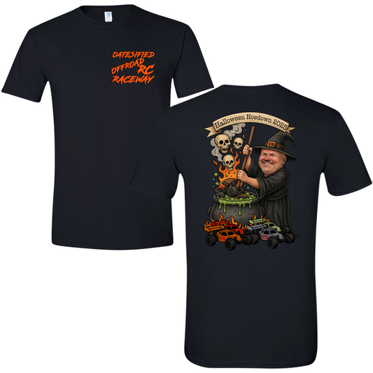 Oatesified Halloween Hoedown 2025 T-Shirt-Black (Adult)