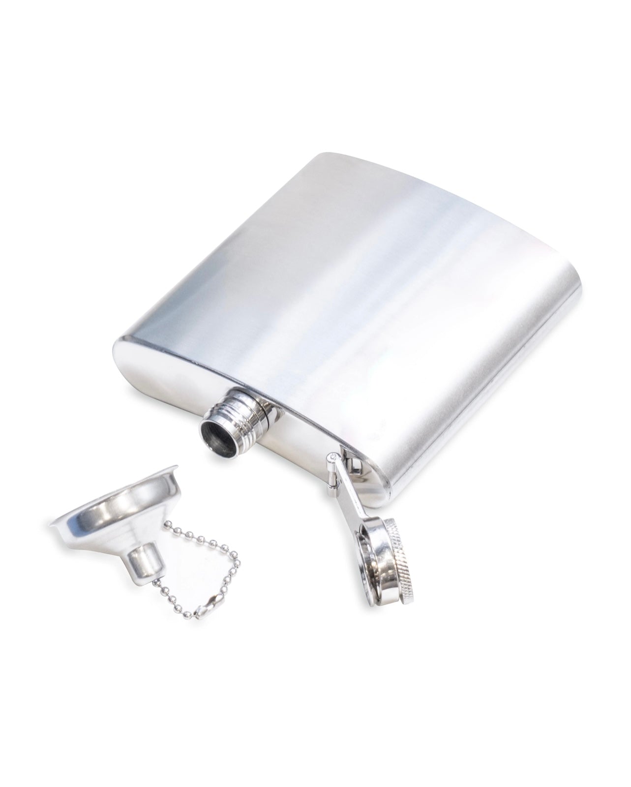 Engravable Stainless Steel
Flask with Funnel