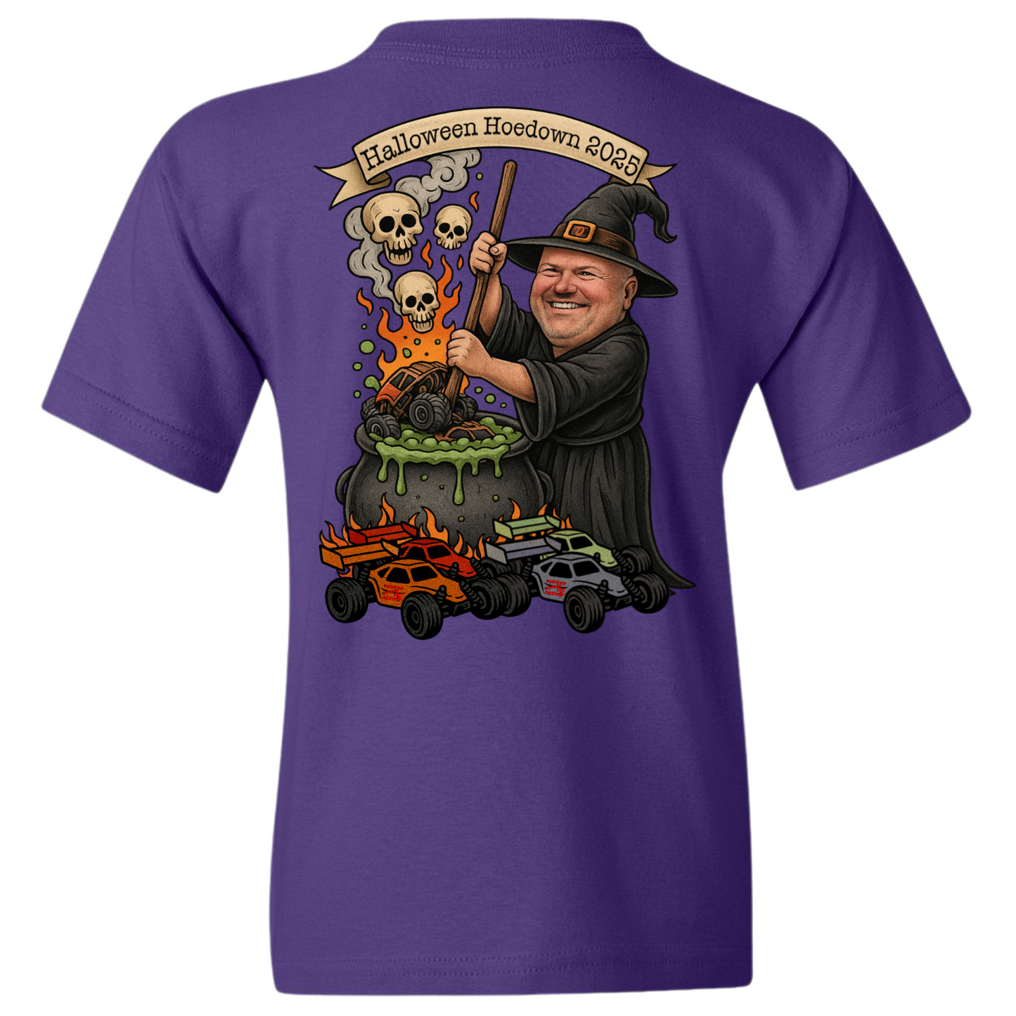 Oatesified Halloween Hoedown 2025 T-Shirt-Purple (Kids)
