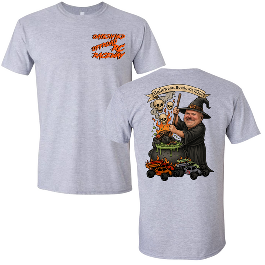 Oatesified Halloween Hoedown 2025 T-Shirt-Sport Grey (Adult)
