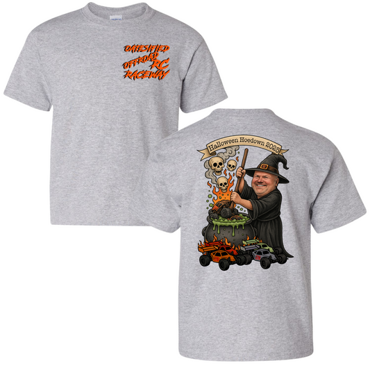 Oatesified Halloween Hoedown 2025 T-Shirt-Sport Grey (Kids)